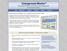 Tablet Screenshot of campgroundmasters.com